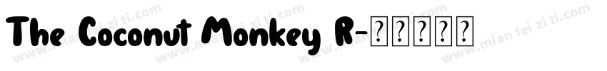 The Coconut Monkey R字体转换